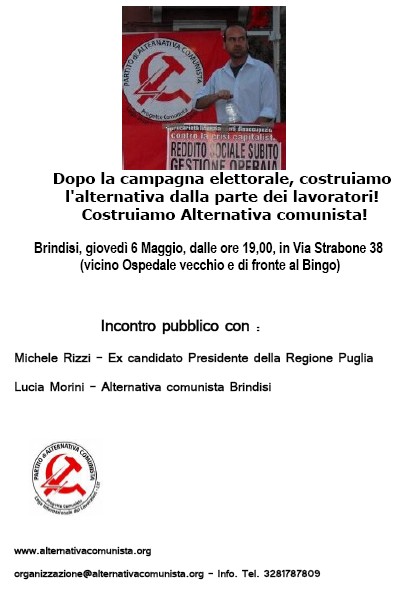 brindisi 6 maggio