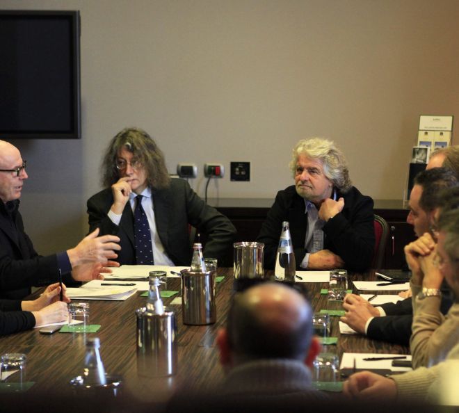 grillo e casaleggio incontro padroni treviso grillo e casaleggio incontro padroni treviso